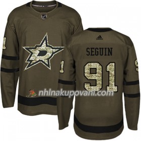 Dallas Stars Dresy Tyler Seguin 91 Adidas 2017-2018 Camo Zelená Authentic - Pánské